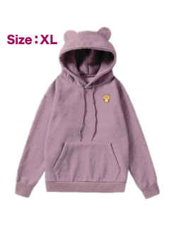 りるくまみみつきパーカー　Ｅ