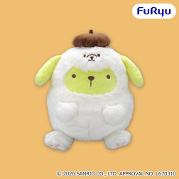 ポムポムプリン　わんわんパラダイスＢＩＧぬいぐるみ
