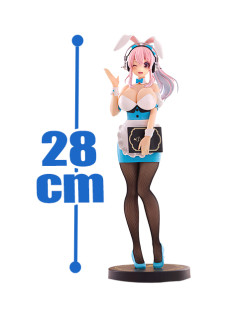 Super Sonico - BiCute Bunnies Figure -Waitress Light Blue Ver.-