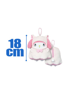 サンリオ　ねこねこおばけビッグポーチ　Ｂ