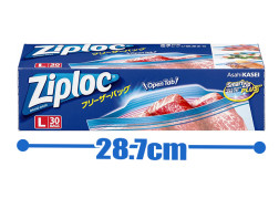 ジップロック　フリーザーバックＬ３０枚