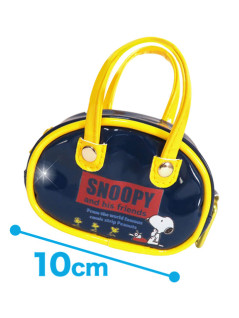 スヌーピーエナメルミニポーチ　Ｃ