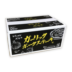 フライドポテトガーリックポークステーキ味ダンボールＢＯＸ