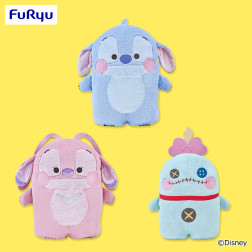 ディズニー　スティッチ　ならべてどーみぃふれんず　おおきい！ぬいぐるみ