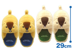 土拨鼠抱抱玩偶拖鞋