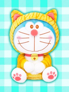 ドラえもんにゃんこスタイルｂｉｇぬいぐるみ２０２０ を投入いたしました オンラインクレーンゲーム トレバ