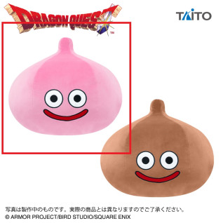 ドラゴンクエスト　ＡＭ　おおきなもっちりぬいぐるみ　ピーチスライム＆チョコスライム　Ａ