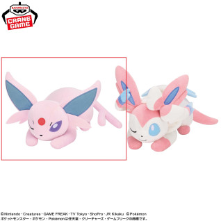 ポケットモンスター　もふぐっとぬいぐるみ　イーブイフレンズ～エーフィ・ニンフィア～おひるねｖｅｒ．　Ａ