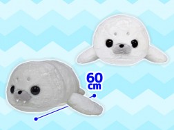 Fluffy Earless Seal Many Friends Ultra BIG