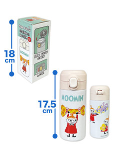 ムーミンワンプッシュステンレス水筒３００ｍｌ　Ｂ