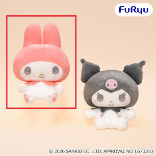 マイメロディ・クロミ きゅるりんBIGぬいぐるみ～赤ずきん＆黒