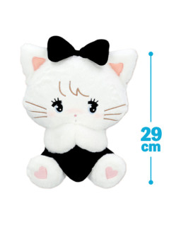ｍｉｋｋｏ　ｃｈａｒａｃｔｅｒｓ　ＢＬＡＣＫ　ＲＩＢＢＯＮ　ＢＩＧぬいぐるみ～ムース＆キャミー～　Ａ