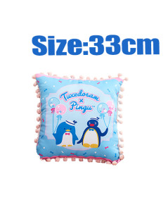Tuxedo Sam x Pingu - Cushion with Pom-pon B
