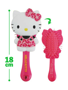 サンリオダイカットヘアブラシ・ヒョウ柄　Ｂ