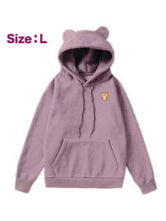 りるくまみみつきパーカー　Ｂ