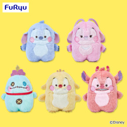 ディズニー　スティッチ　ならべてどーみぃふれんず　マスコット！