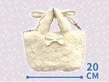 【優惠機台】毛絨絨手提包（珍珠白）