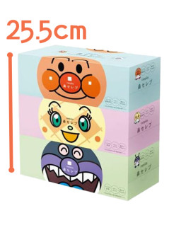 Anpanman - Nose Celebrity Facial Towel 3 Box 180W