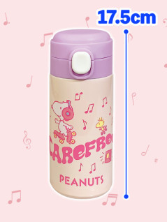 スヌーピー　ワンプッシュステンレス水筒　３００ｍｌ　Ｂ