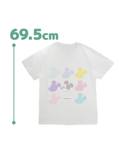 ミッキーマウス　フェイスあつめるマスコット！Ｔシャツ　Ａ