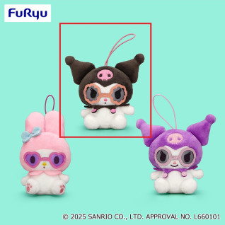 マイメロディ・クロミ　レトロサングラスマスコット　Ｂ