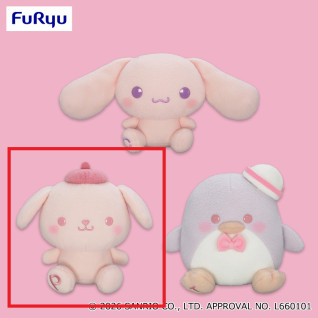 サンリオキャラクターズ　ミルキーボア　ほんのり桜色ＢＩＧぬいぐるみ　Ａ