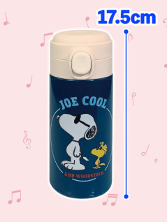 スヌーピー　ワンプッシュステンレス水筒　３００ｍｌ　Ｃ