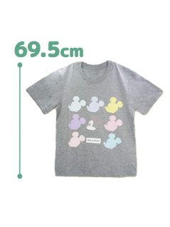ミッキーマウス　フェイスあつめるマスコット！Ｔシャツ　Ｂ