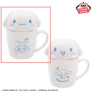 三丽鸥明星角色 附盖马克杯-大耳狗- A