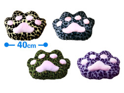 レオパード柄にくきゅうクッション