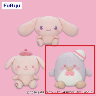 サンリオキャラクターズ　ミルキーボア　ほんのり桜色ＢＩＧぬいぐるみ　Ｃ