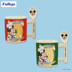 ミッキーマウス　Ｐｏｐ　Ｐｏｐ　Ｓｕｐｅｒｍａｒｋｅｔ！　スープ缶風マグカップ