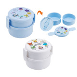 Pokemon - Round Lunch BOX 2-levels