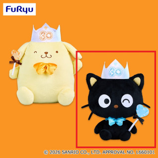 サンリオキャラクターズ　３０ｔｈアニバーサリーＢＩＧぬいぐるみ～ポムポムプリン・チョコキャット～　Ｂ
