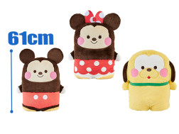 新品タグ付ならべてどーみぃふれんず おおきい ぬいぐるみ　3個セット ミッキー＆フレンズ ならべてどーみぃふれんず おおきい！ぬいぐるみ