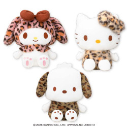 サンリオキャラクターズ　ヒョウ柄ドールＢＩＧタイプ１