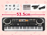 61-Key Electronic Piano with Microphone