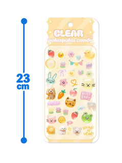 透明立體貼紙 D