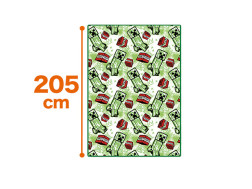 マインクラフト　大きな毛布：クリーパー