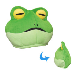 カエルぬいぐるみマスク