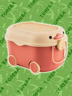 コロコロ付きアヒルさんトイボックス ピンク を投入いたしました オンラインクレーンゲーム トレバ