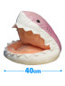 がぶがぶシャーククッションｆｌｕｆｆｙ　Ｂ．ピンク