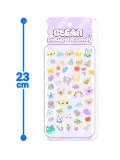 透明立體貼紙 F