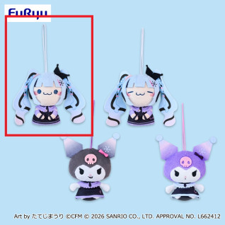雪ミク×クロミ　もちぴこマスコット　Ａ