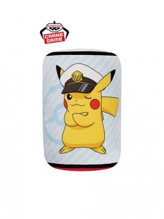 Pokemon - Cylinder Cushion -Captain Pikachu, Six Heroes Lapras- A