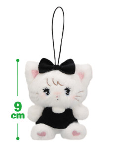 ｍｉｋｋｏ　ｃｈａｒａｃｔｅｒｓ　ＢＬＡＣＫ　ＲＩＢＢＯＮ　マスコット　Ａ