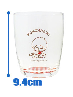 モンチッチ　２種グラスアソートチェックＶｅｒ　Ａ