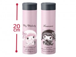 My Melody ♡ Kuromi - Moonlit Melo-Kuro Slim Stainless Bottle