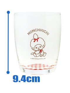 モンチッチ　２種グラスアソートチェックＶｅｒ　Ｂ