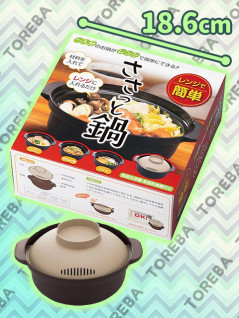 レンジで簡単　ささっとひとり鍋